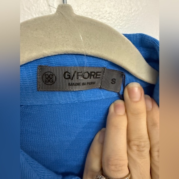 Gfore NWT men’s Blue Polo NEW SZ SMALL - Picture 3 of 4